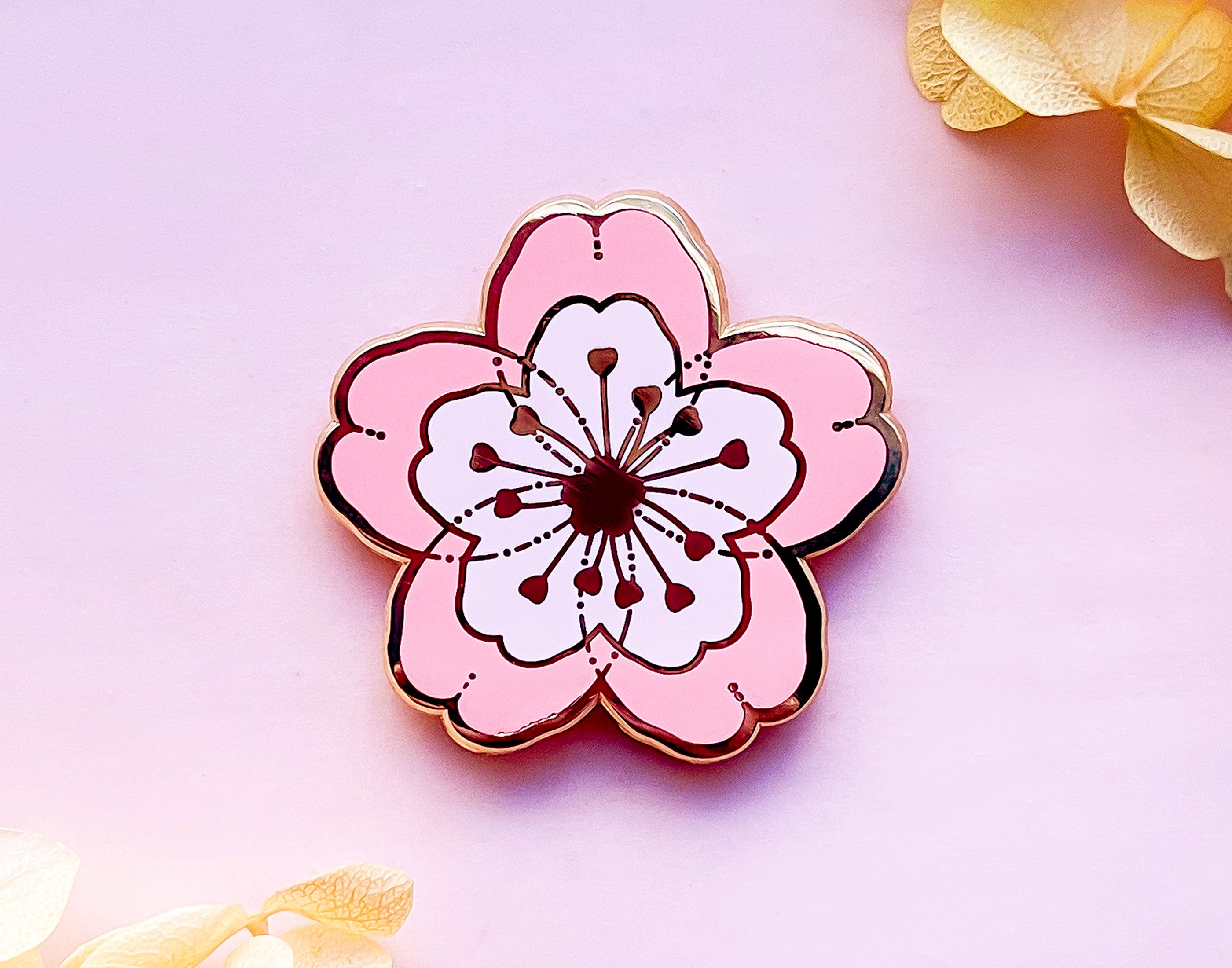 Sakura Flower Needle Minder – Alum and Ink
