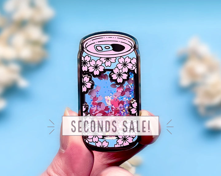 Sakura Soda Enamel Pin (Seconds)