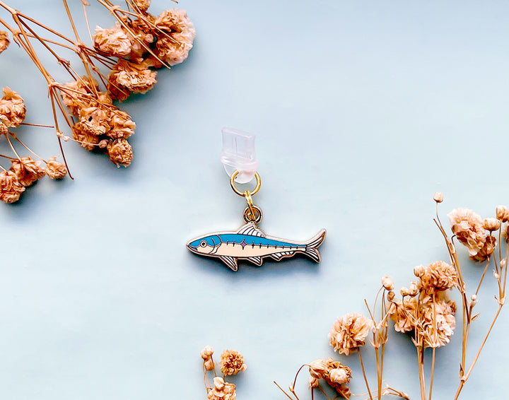 Sardine Fish Dust Plug Charm