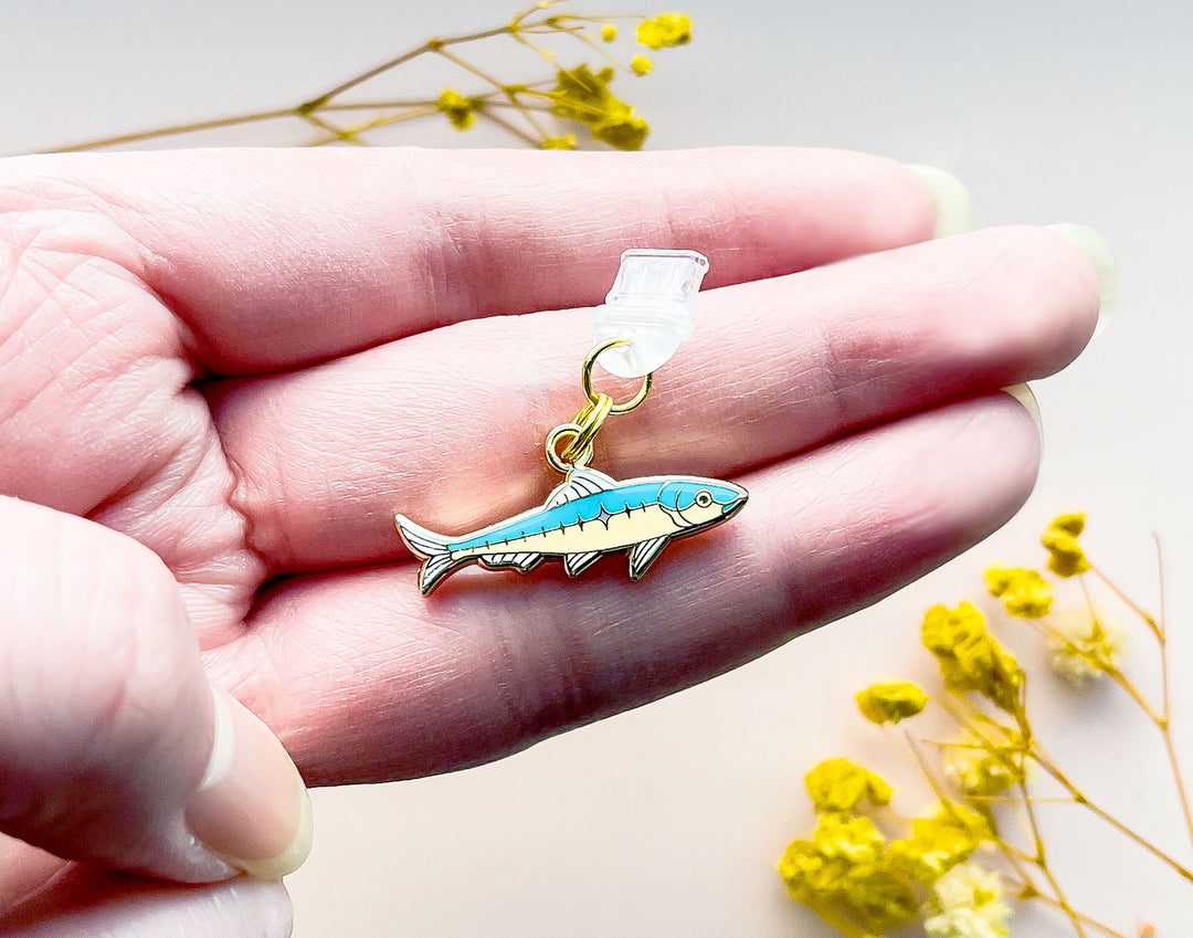 Sardine Fish Dust Plug Charm