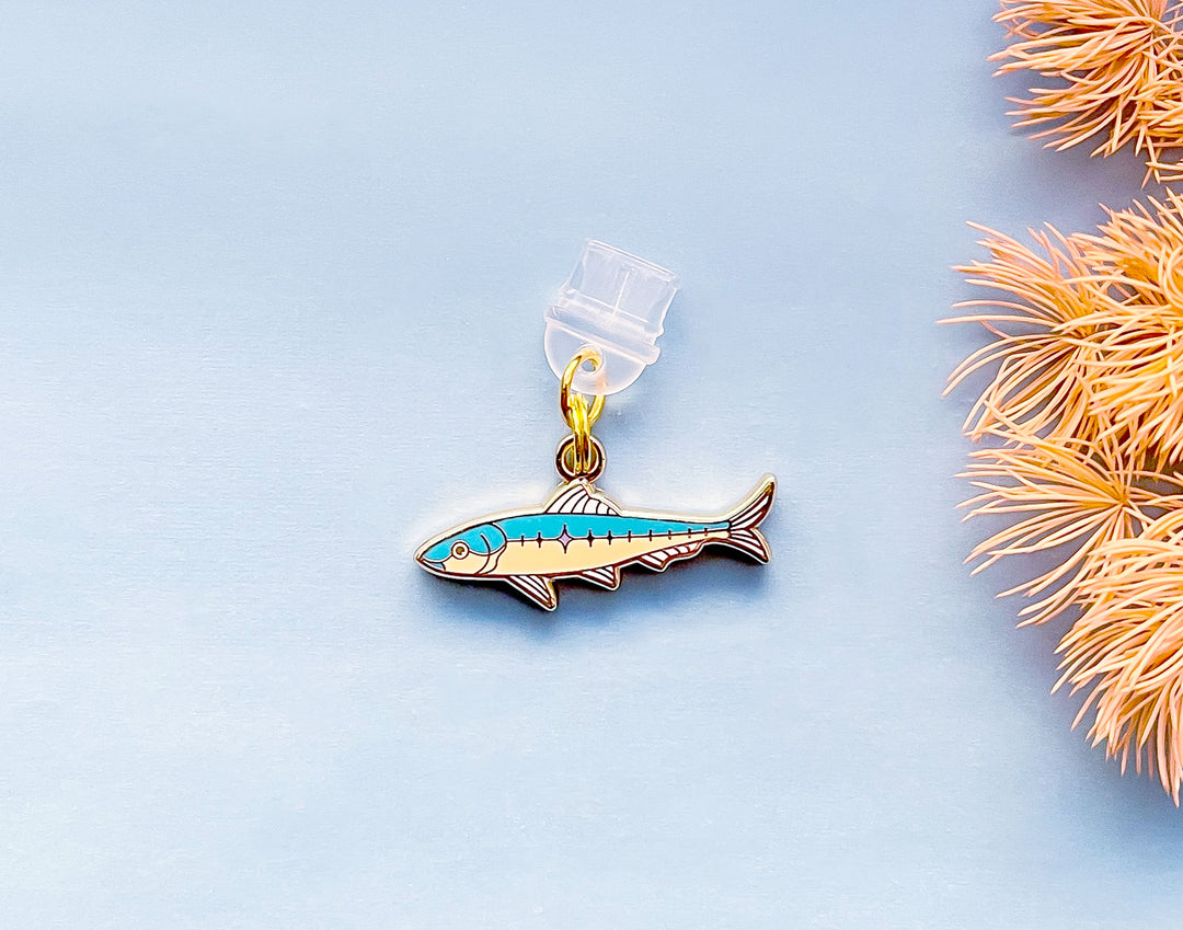 Sardine Fish Dust Plug Charm