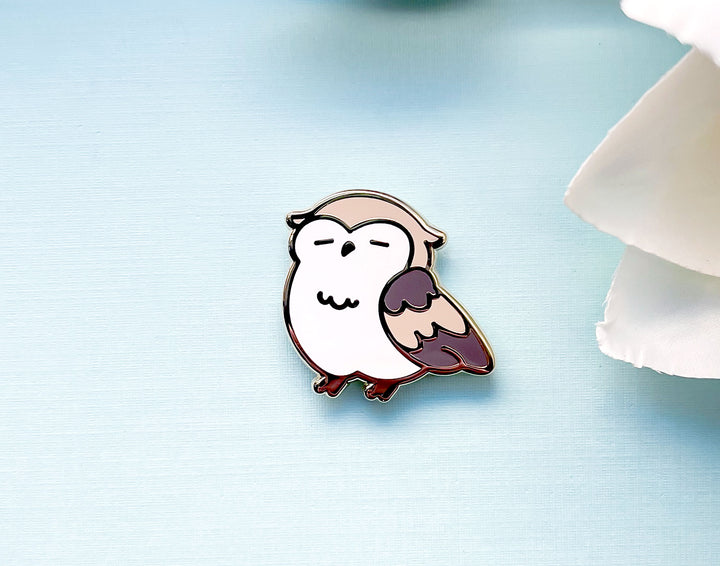 Baby Barred Owl Needle Minder