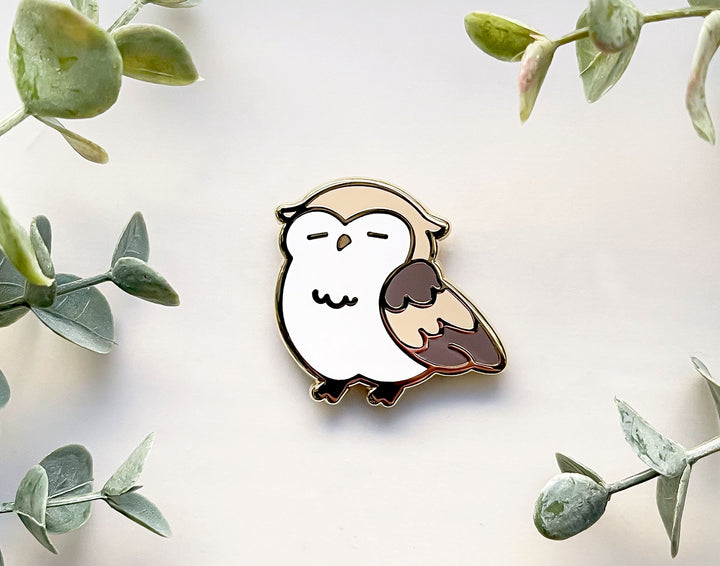 Baby Barred Owl Needle Minder