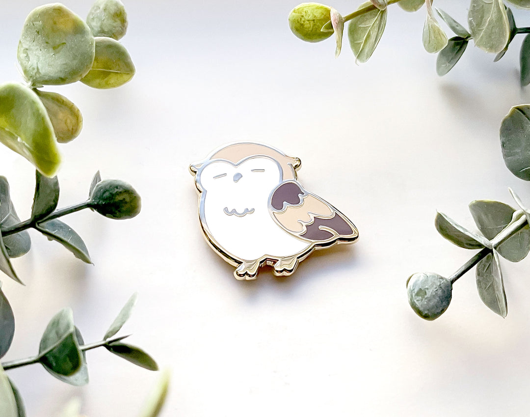 Baby Barred Owl Needle Minder