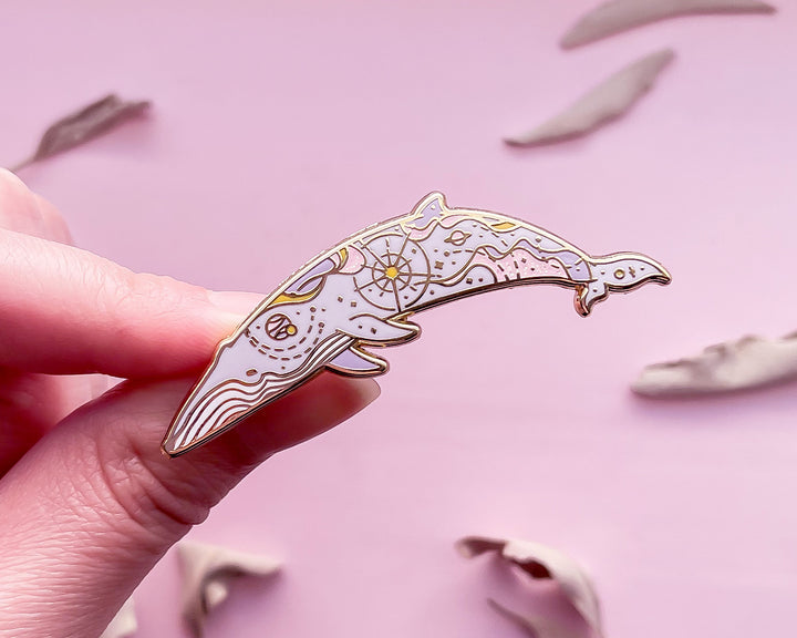 Solar Flare Sei Whale (Bright Sky) Pin