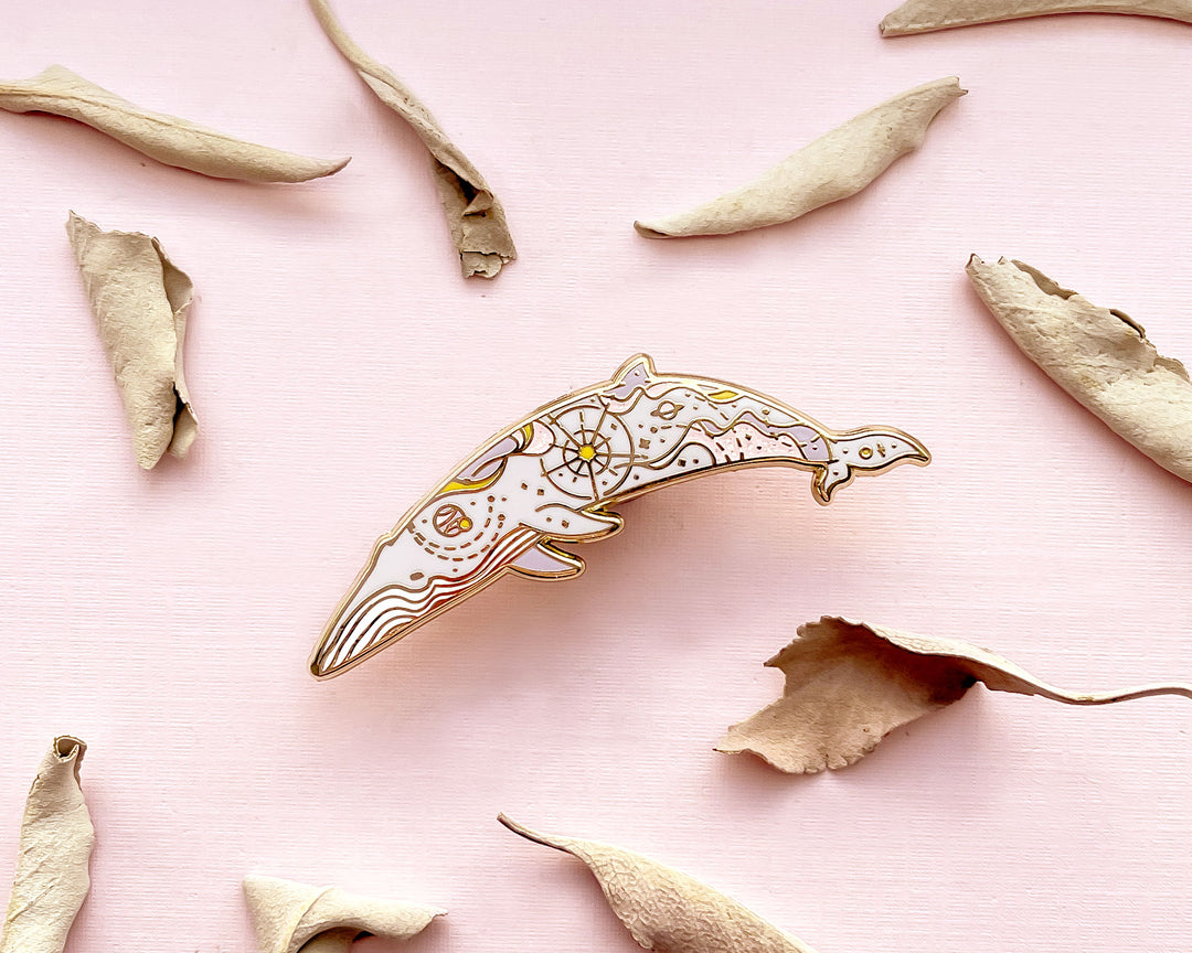 Solar Flare Sei Whale (Bright Sky) Pin