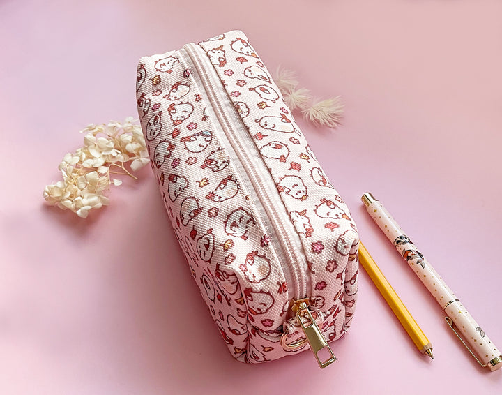 Shima Enaga Patterned Pouch