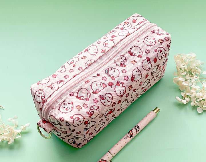 Shima Enaga Patterned Pouch