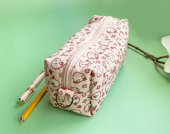 Shima Enaga Patterned Pouch