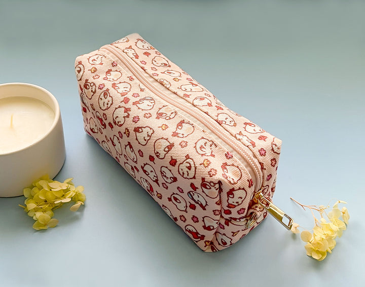 Shima Enaga Patterned Pouch