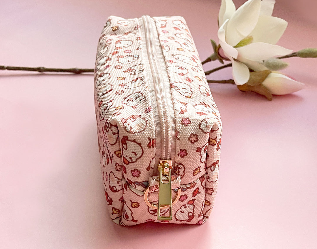 Shima Enaga Patterned Pouch