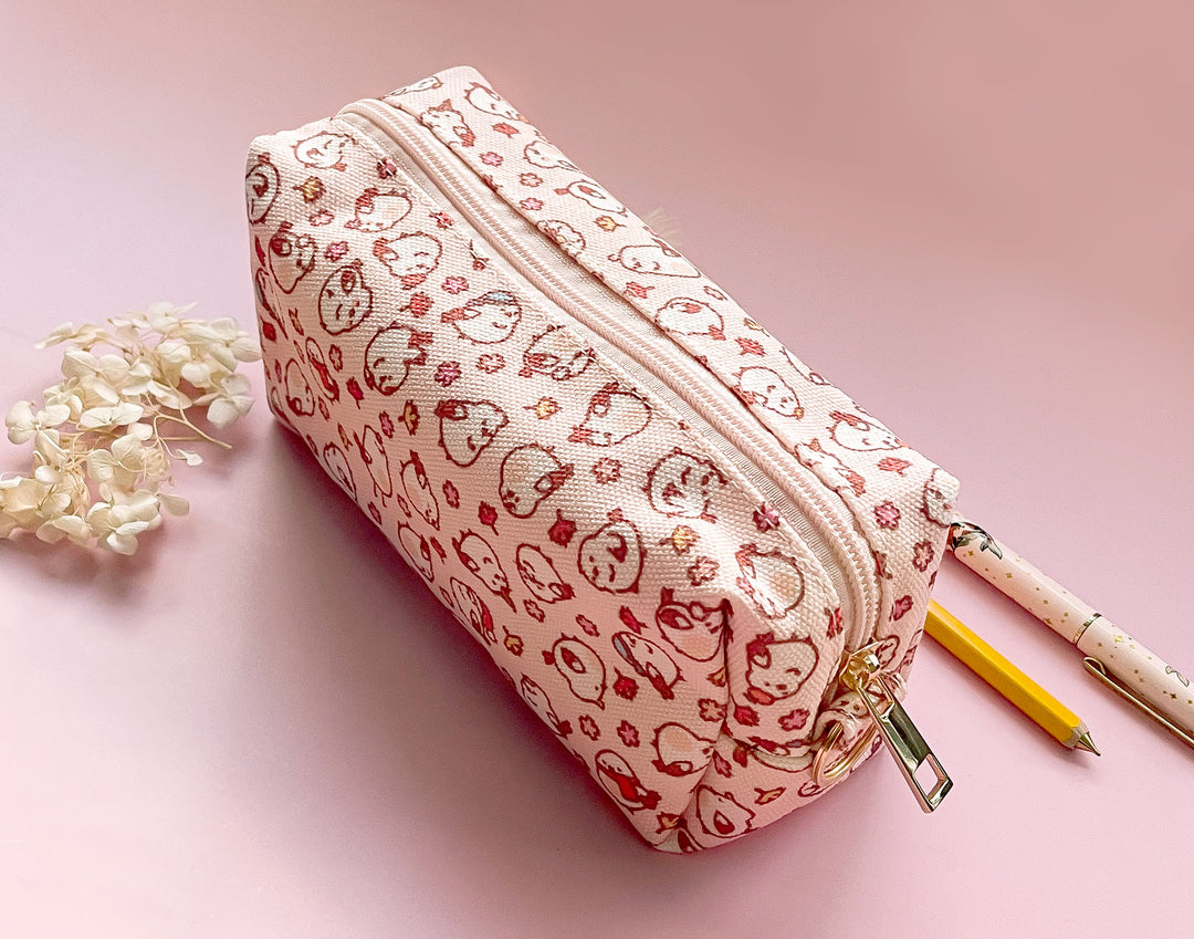 Shima Enaga Patterned Pouch