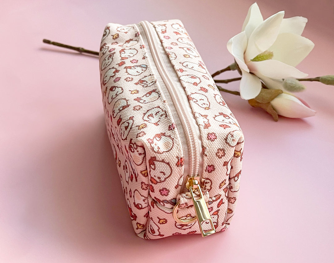 Shima Enaga Patterned Pouch