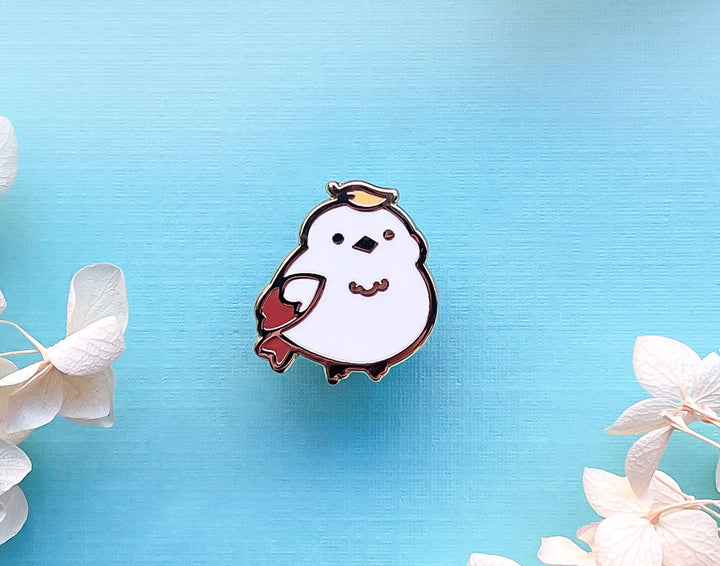 Hinoki the Autumn Leaf Shima Enaga Enamel Pin