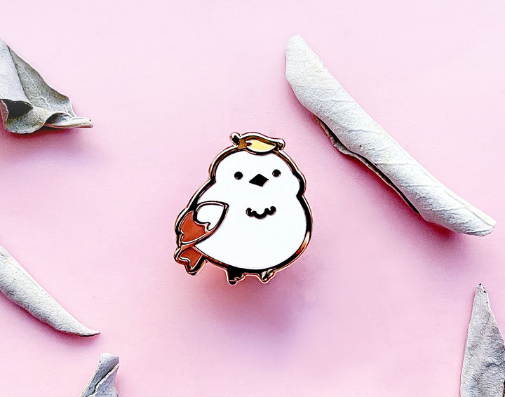 Hinoki the Autumn Leaf Shima Enaga Enamel Pin