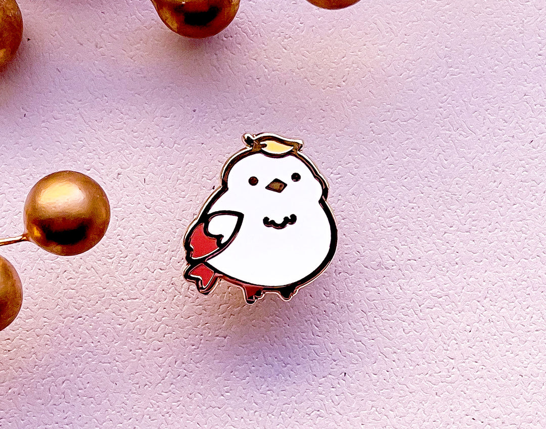 Hinoki the Autumn Leaf Shima Enaga Enamel Pin