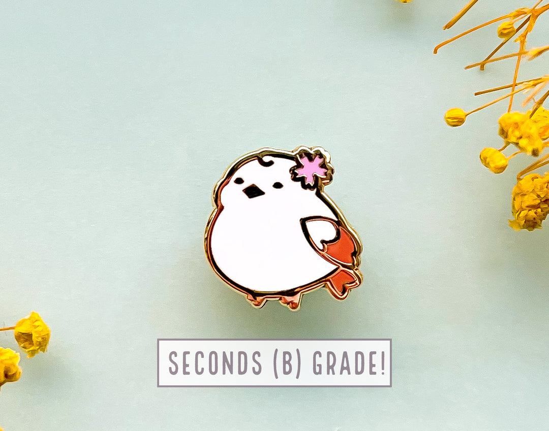 Hana the Sakura Shima Enaga Enamel Pin (Seconds)