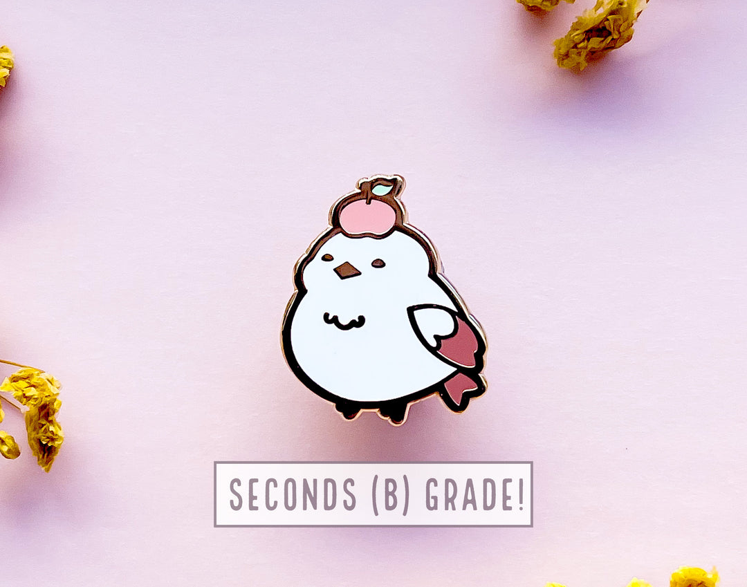 Kiki the Persimmon Shima Enaga Enamel Pin (Seconds)