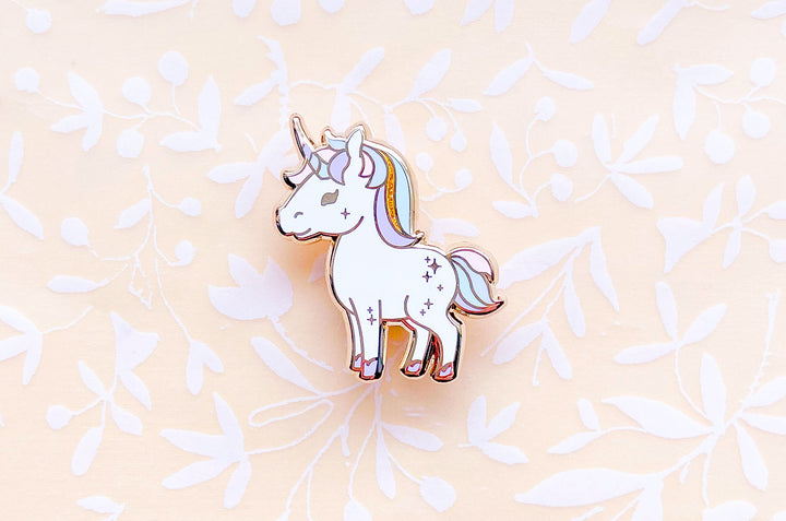 Starry Unicorn Enamel Pin