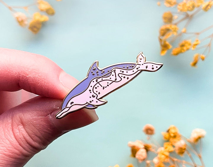 Norma Constellation Tucuxi Dolphin Enamel Pin