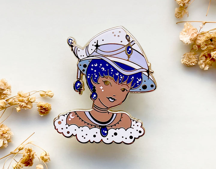 December Witch Tanzanite Enamel Pin