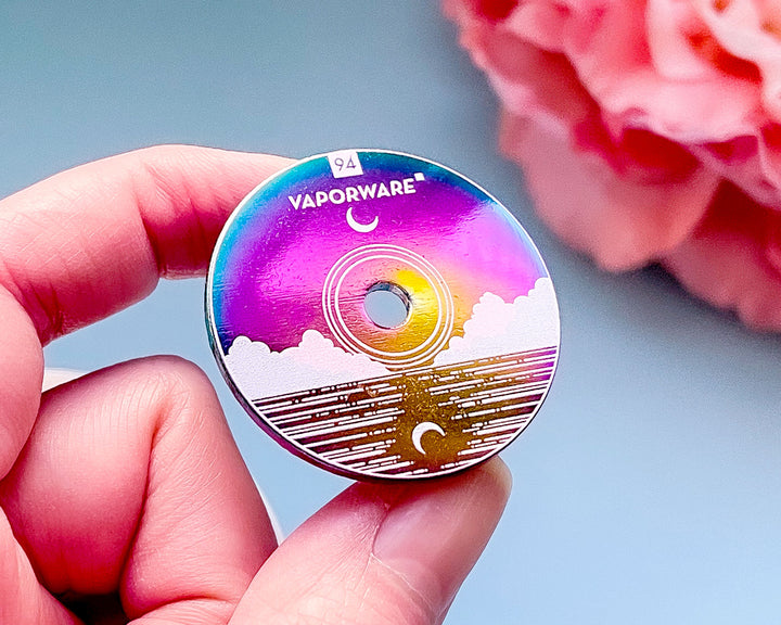 Vaporware Compact Disc Enamel Pin
