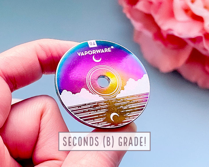 Vaporware Compact Disc Enamel Pin (Seconds)