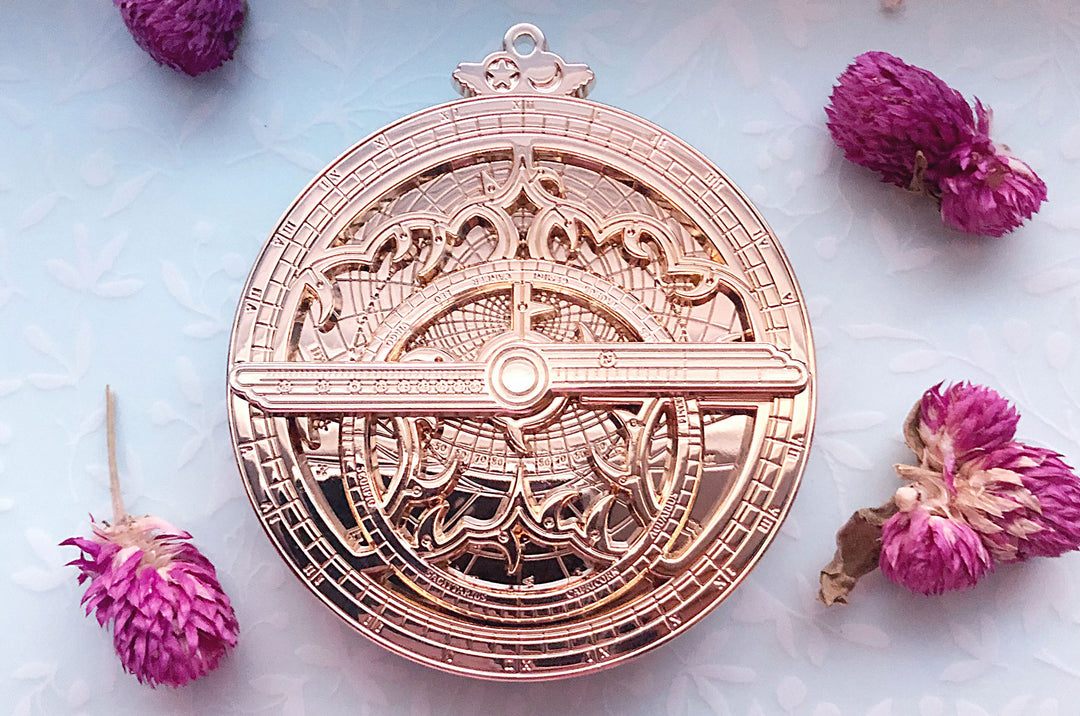 Astrolabe Star Navigator Gold Pin