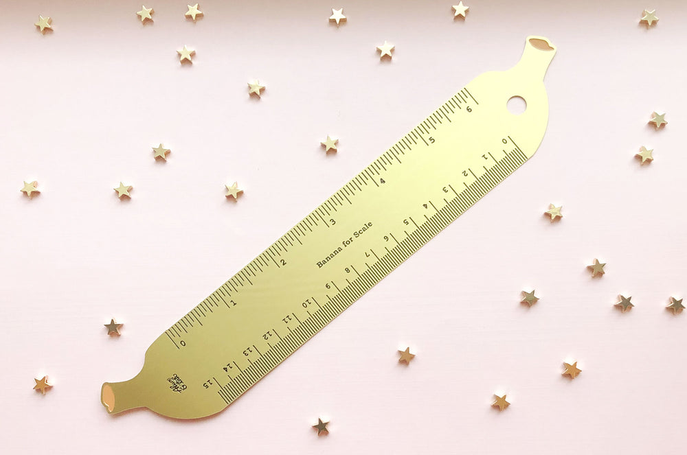 Banana Ruler Math Banana for Scale Ruler – Alum and Ink