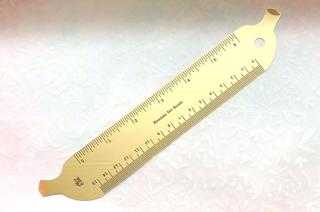 Banana for Scale Ruler – Alum and Ink