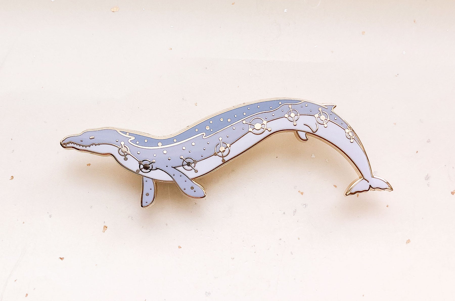 Prehistoric Timeline Basilosaurus Enamel Pin – Alum and Ink