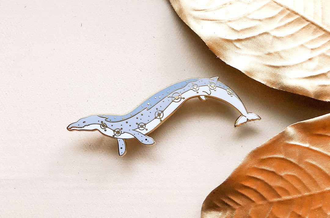 Prehistoric Timeline Basilosaurus Enamel Pin