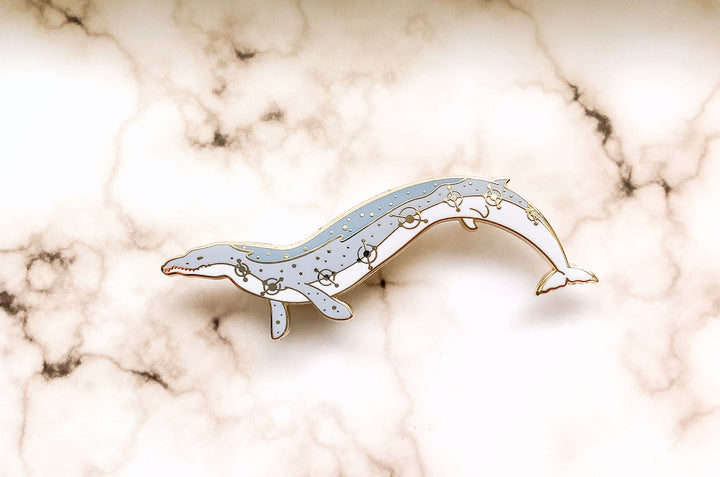 Prehistoric Timeline Basilosaurus Enamel Pin