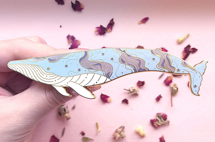 Big Blue Whale (Celestial Hemisphere) Enamel Pin