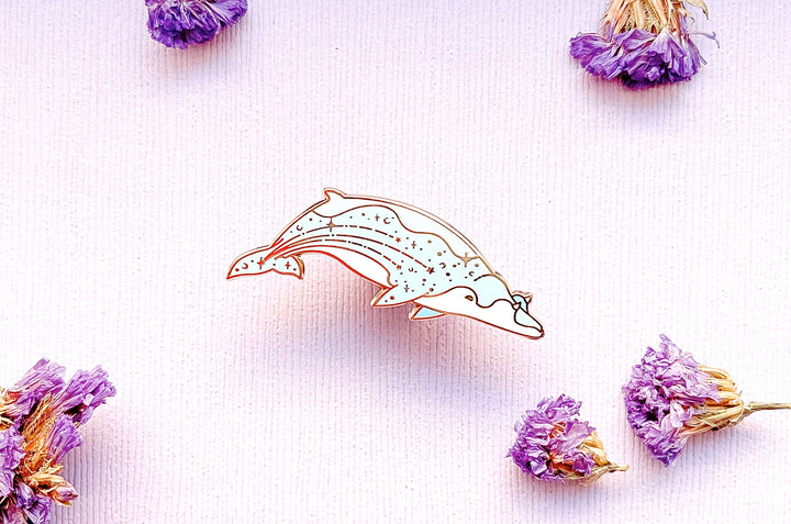 Blainville's Beaked Whale (Falling Stars) Enamel Pin