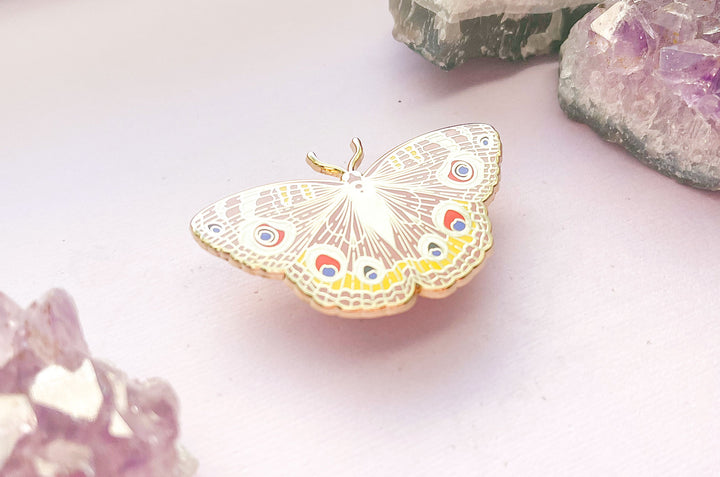 Buckeye Butterfly (Junonia coenia) Enamel Pin