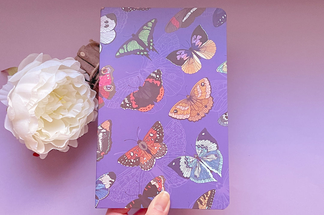 Butterflies Dotted Grid Notebook