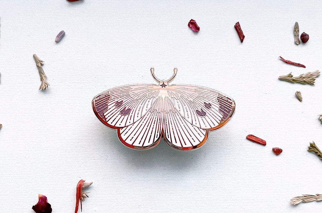 Cabbage Butterfly (Pieris rapae) Enamel Pin