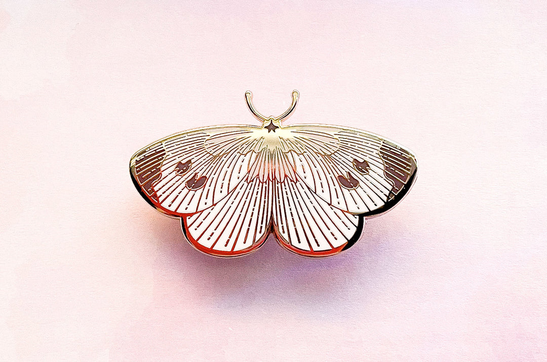 Cabbage Butterfly (Pieris rapae) Enamel Pin