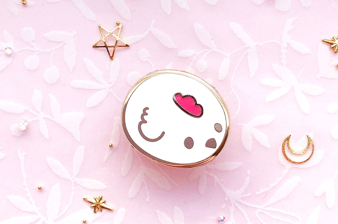 Chicken Bun Enamel Pin