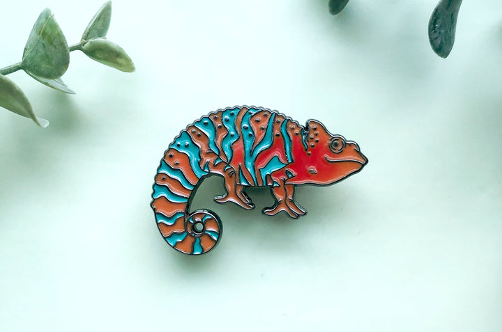 Chameleon Color Changing Enamel Pin