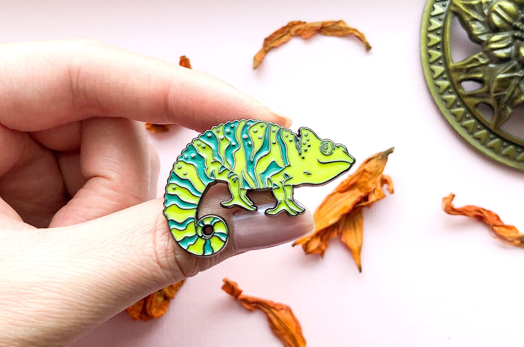 Chameleon Color Changing Enamel Pin