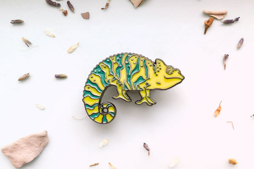 Chameleon Color Changing Enamel Pin