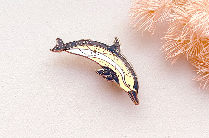 Caelum Common Dolphin Enamel Pin