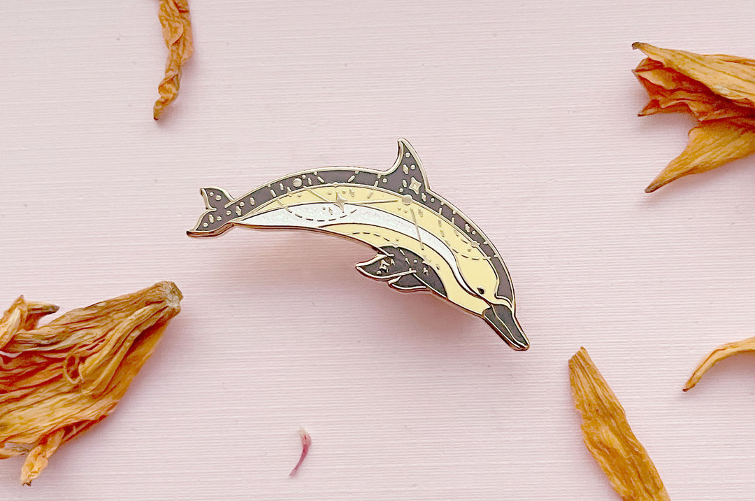 Caelum Common Dolphin Enamel Pin