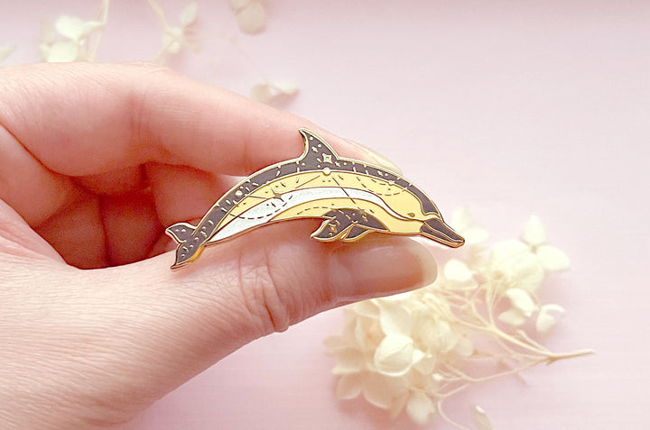 Caelum Common Dolphin Enamel Pin