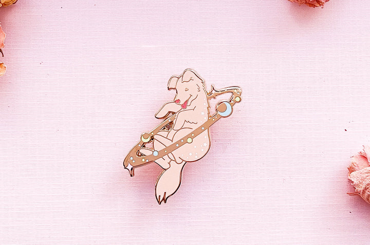 Cosmic Dog Enamel Pin