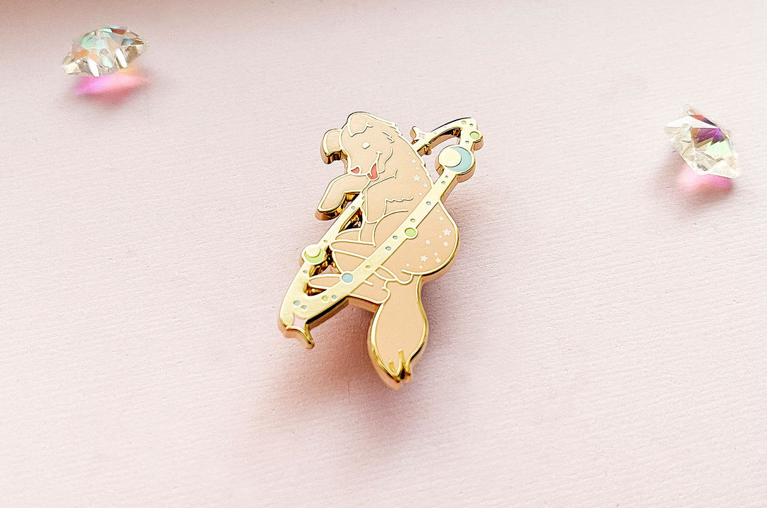 Cosmic Dog Enamel Pin