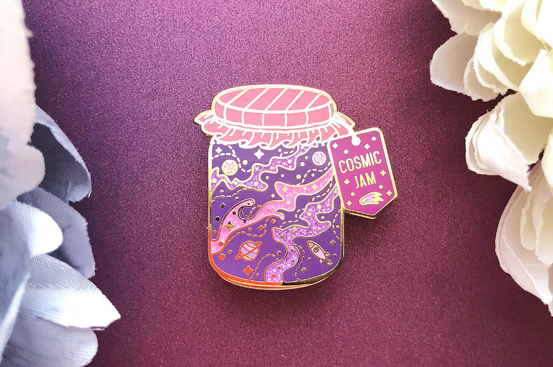 Cosmic Jam Enamel Pin (Seconds)