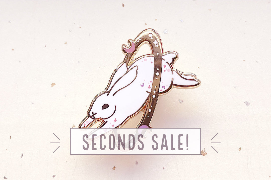 Cosmic Rabbit Enamel Pin (Seconds)